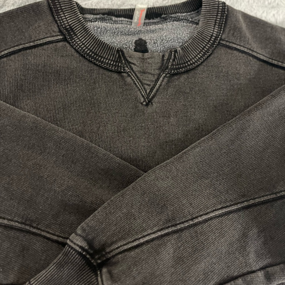 Free People Movement cropped black sweatshirt - Picture 3 of 5